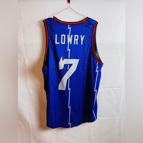 Toronto raptors custom kyler Lowry Jersey size XL - Picture 2 of 2